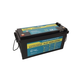 E&J Lithium batteri 25,6 volt 100Ah (Bluetooth + HEAT)
